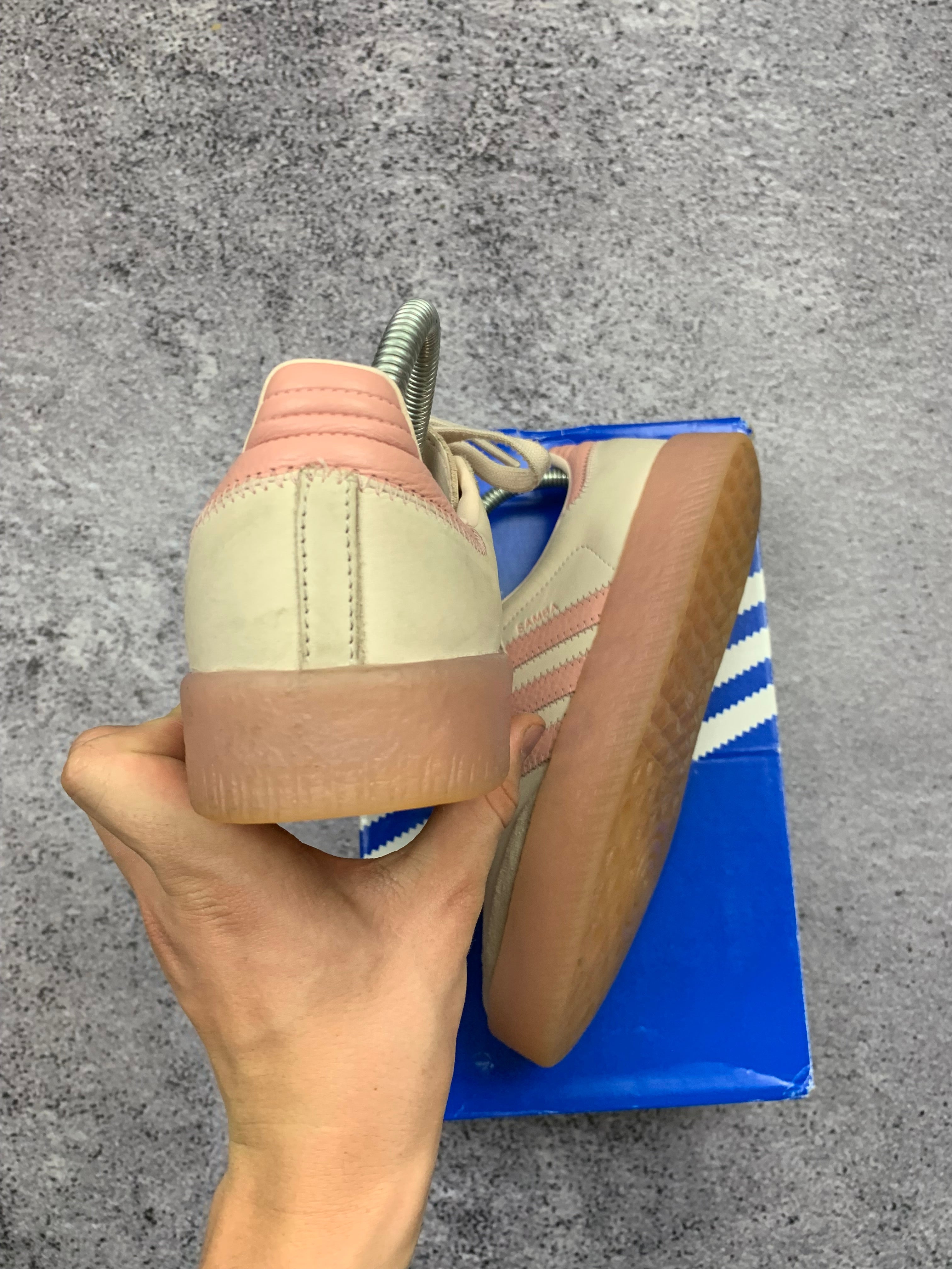 Adidas Sambae W Różowo-Kremowe Sneakersy Platforma r. 39 1/3 Idealne + Box