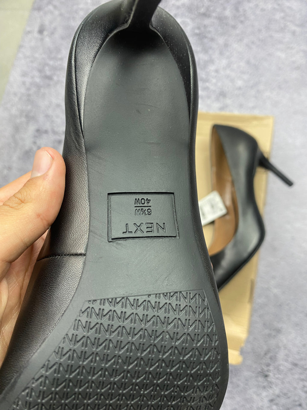 Next - classic black high heels size 40