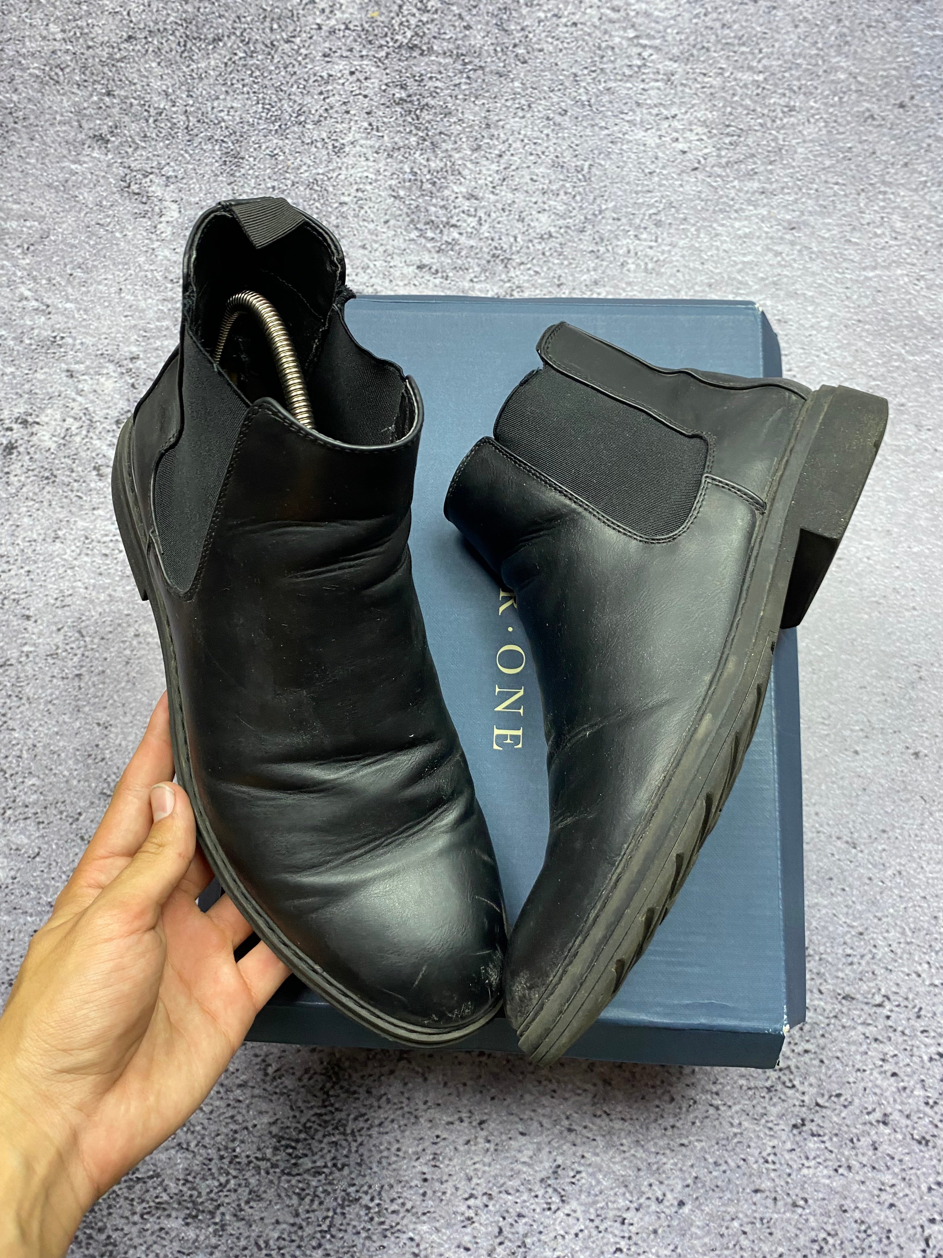 Pier One Chelsea Leather Boots 45
