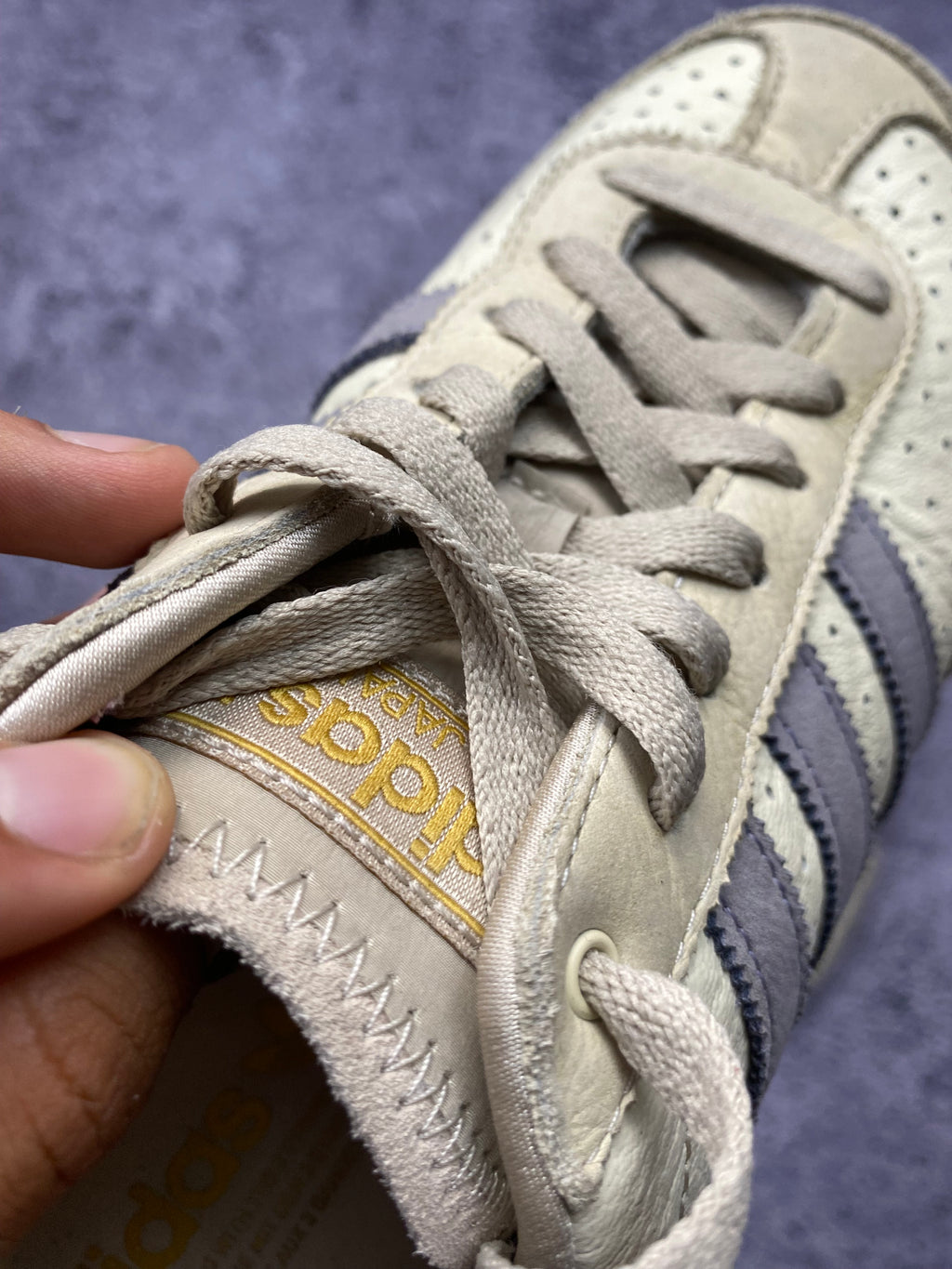 Adidas Japan – skórzane sneakersy retro r. 40