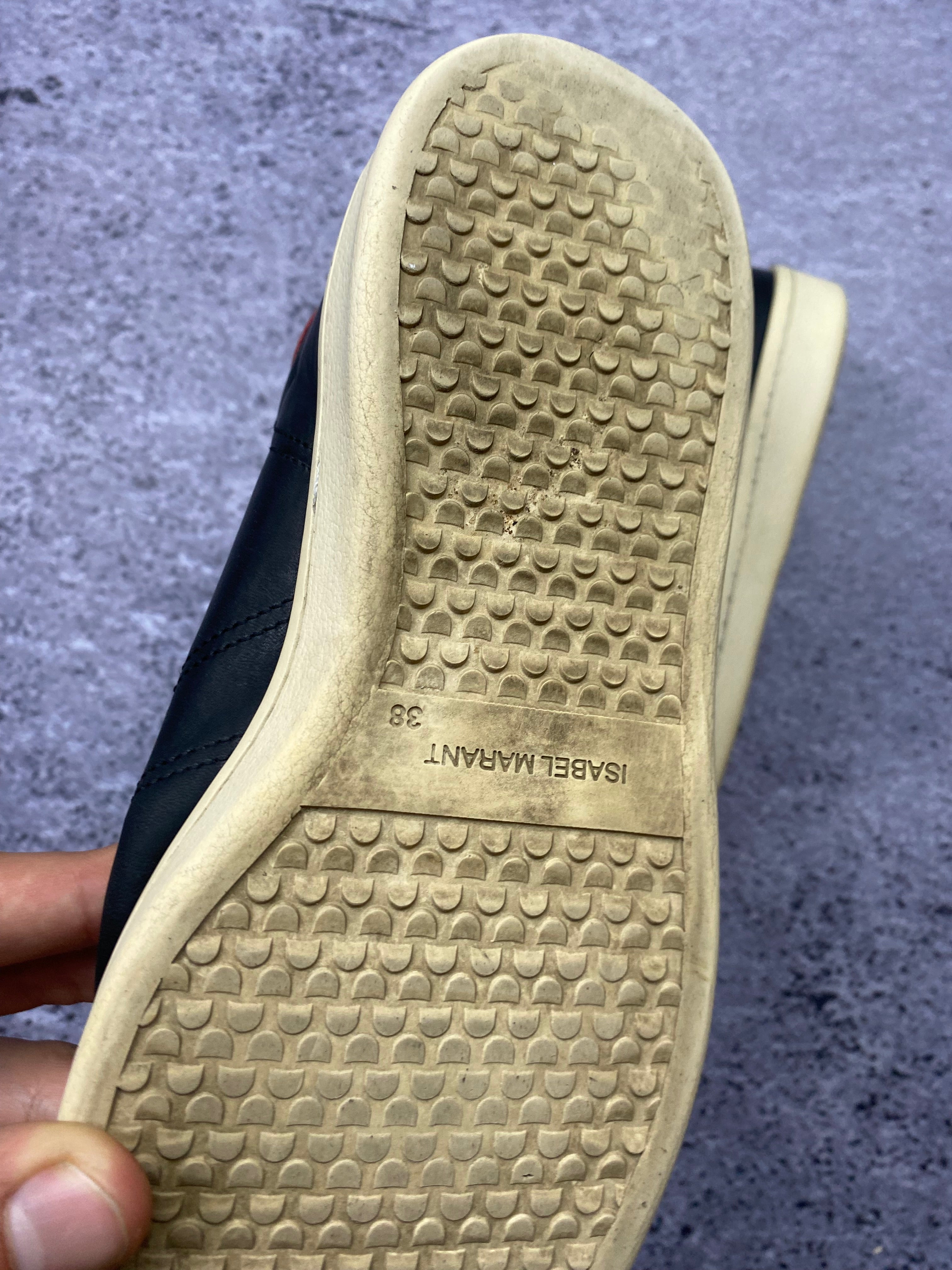Isabel Marant – skórzane sneakersy low-top r. 38
