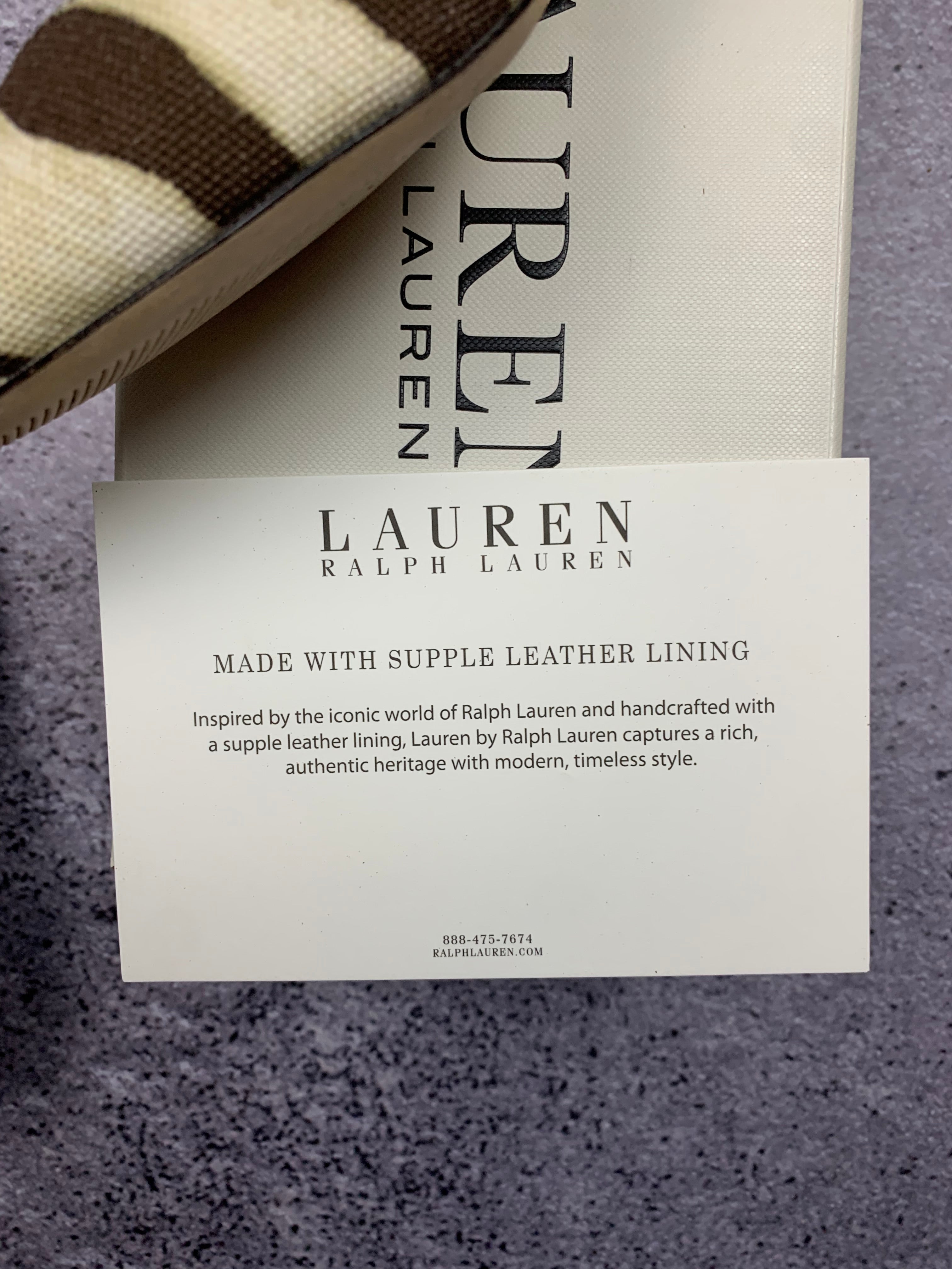 Ralph Lauren szpilki zebra r. 36,5 skórzane czółenka