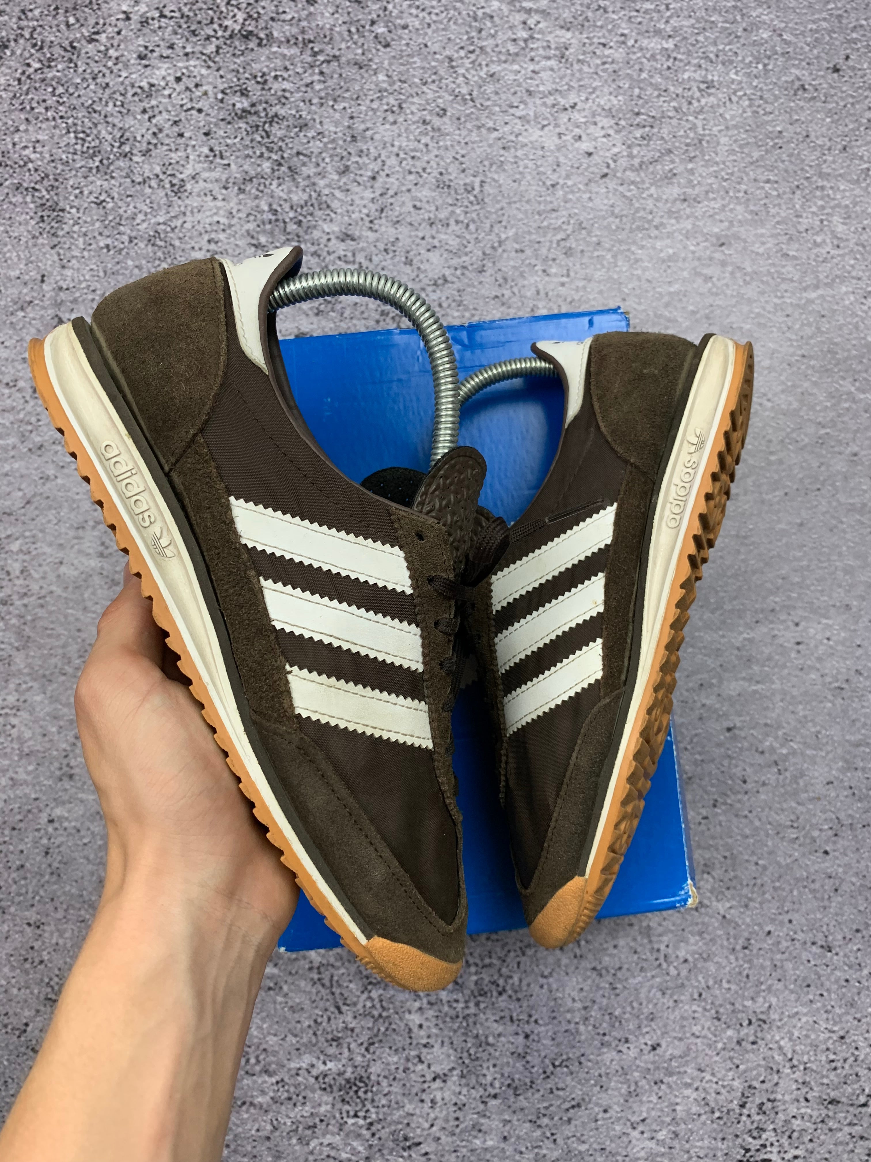 Adidas SL 72 OG W Brązowe Zamszowe Sneakersy r. 39 1/3 Nowe + Box