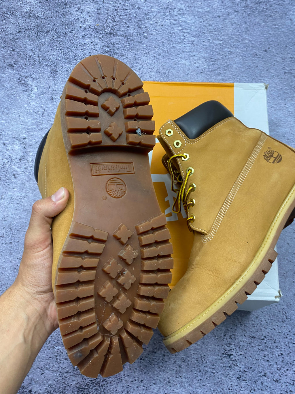Timberland Premium 6 Inch Waterproof Wheat 46 – leather trapper boots