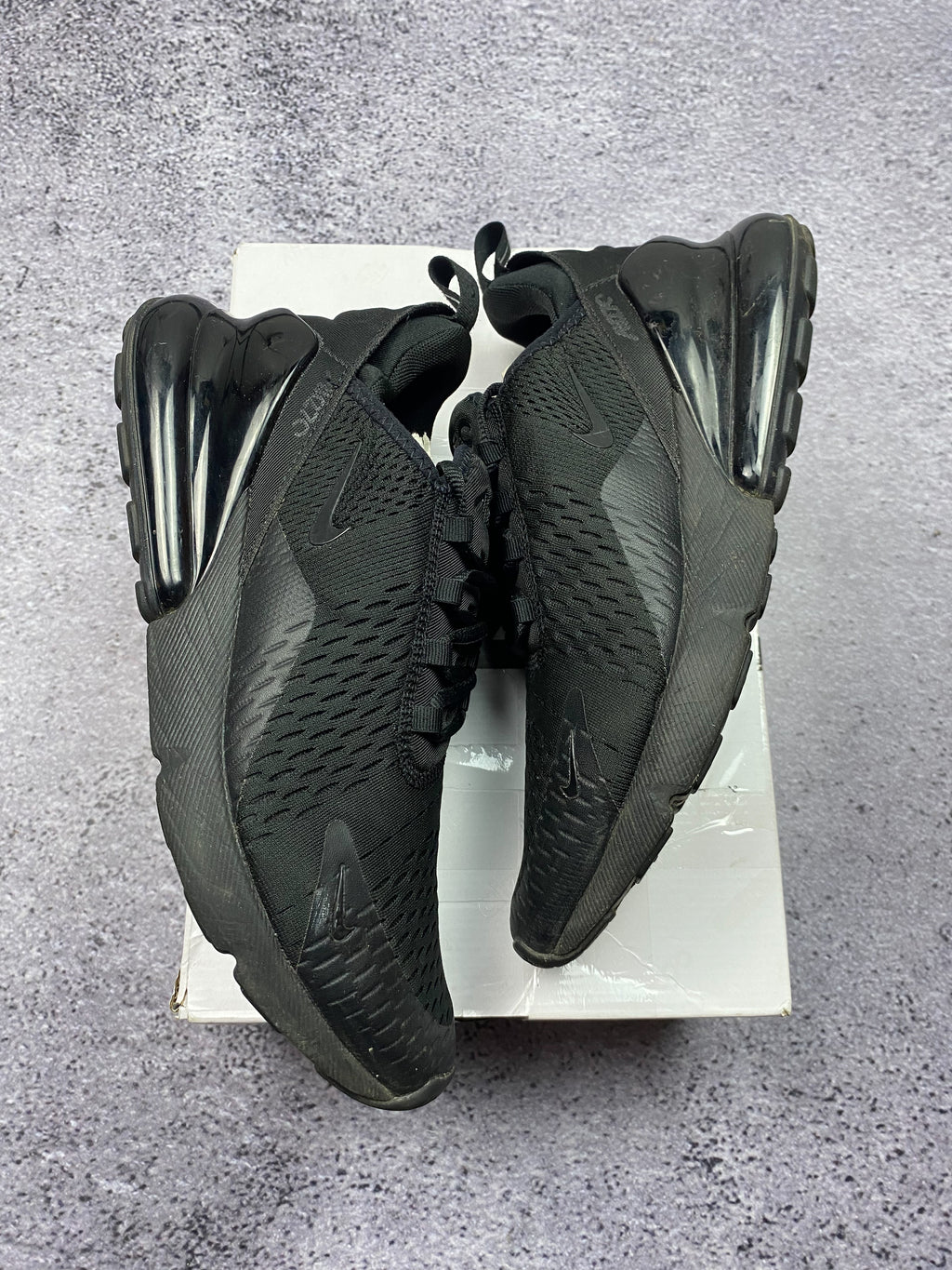Nike Air Max 270 Triple Black Lifestyle Sneakers 44