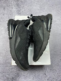 Nike Air Max 270 Triple Black Lifestyle Sneakers 44