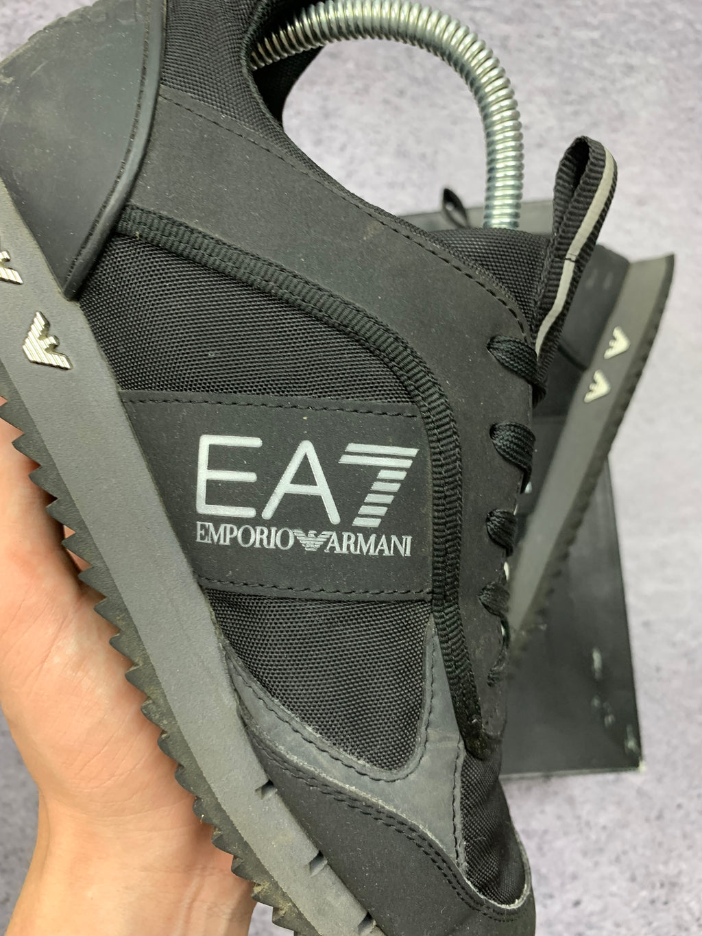 EA7 Emporio Armani Czarne Sneakersy Sportowe r. 39 + Box