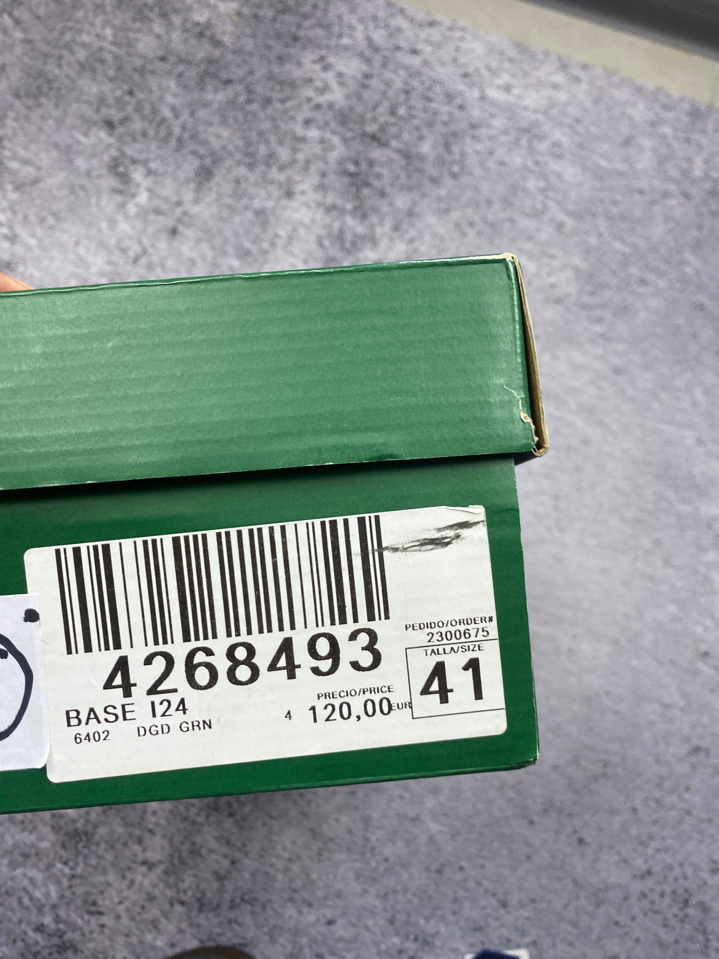 Lacoste green suede sneakers size 41