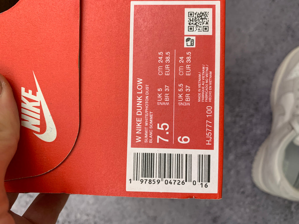 Nike Dunk Low Summit White Photon Dust r. 38.5 nowe z pudełkiem