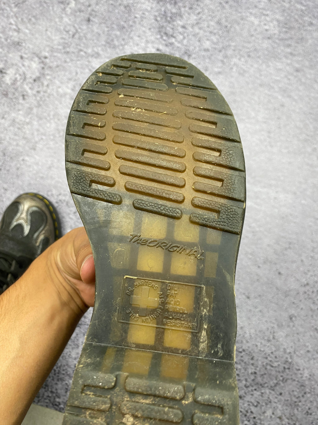 Dr. Martens 1460 Flame Glitter – botki skórzane r. 39