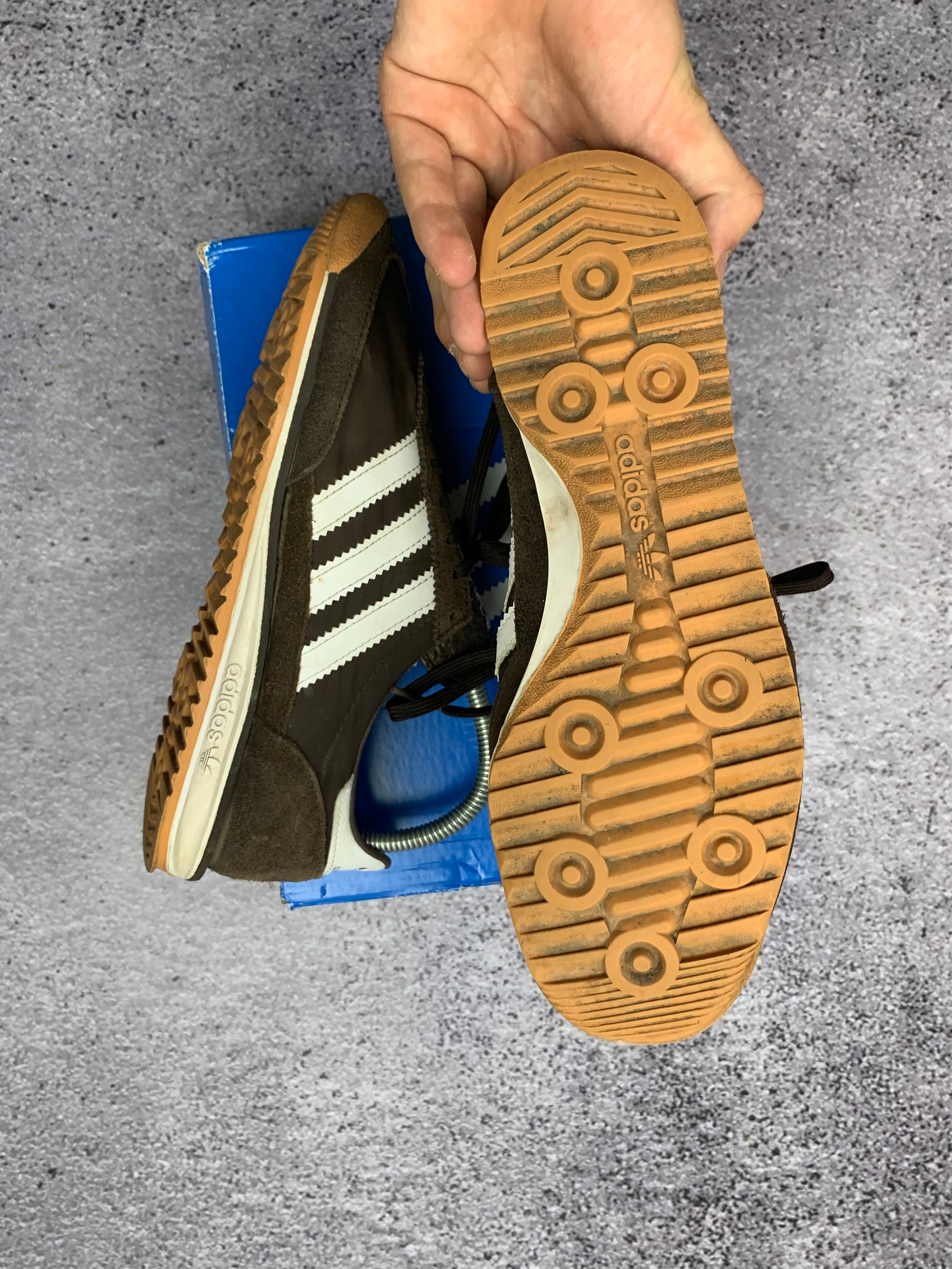 Adidas SL 72 OG W Brązowe Zamszowe Sneakersy r. 39 1/3 Nowe + Box