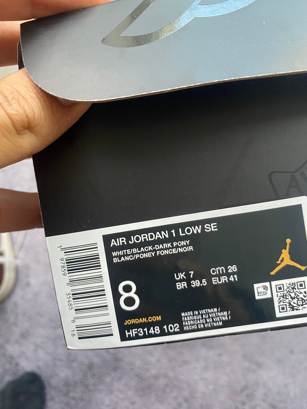 Air Jordan 1 Low white-brown size 41