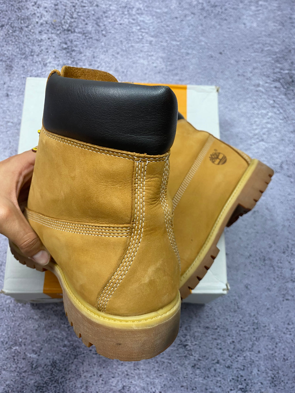 Timberland Premium 6 Inch Waterproof Wheat 46 – leather trapper boots