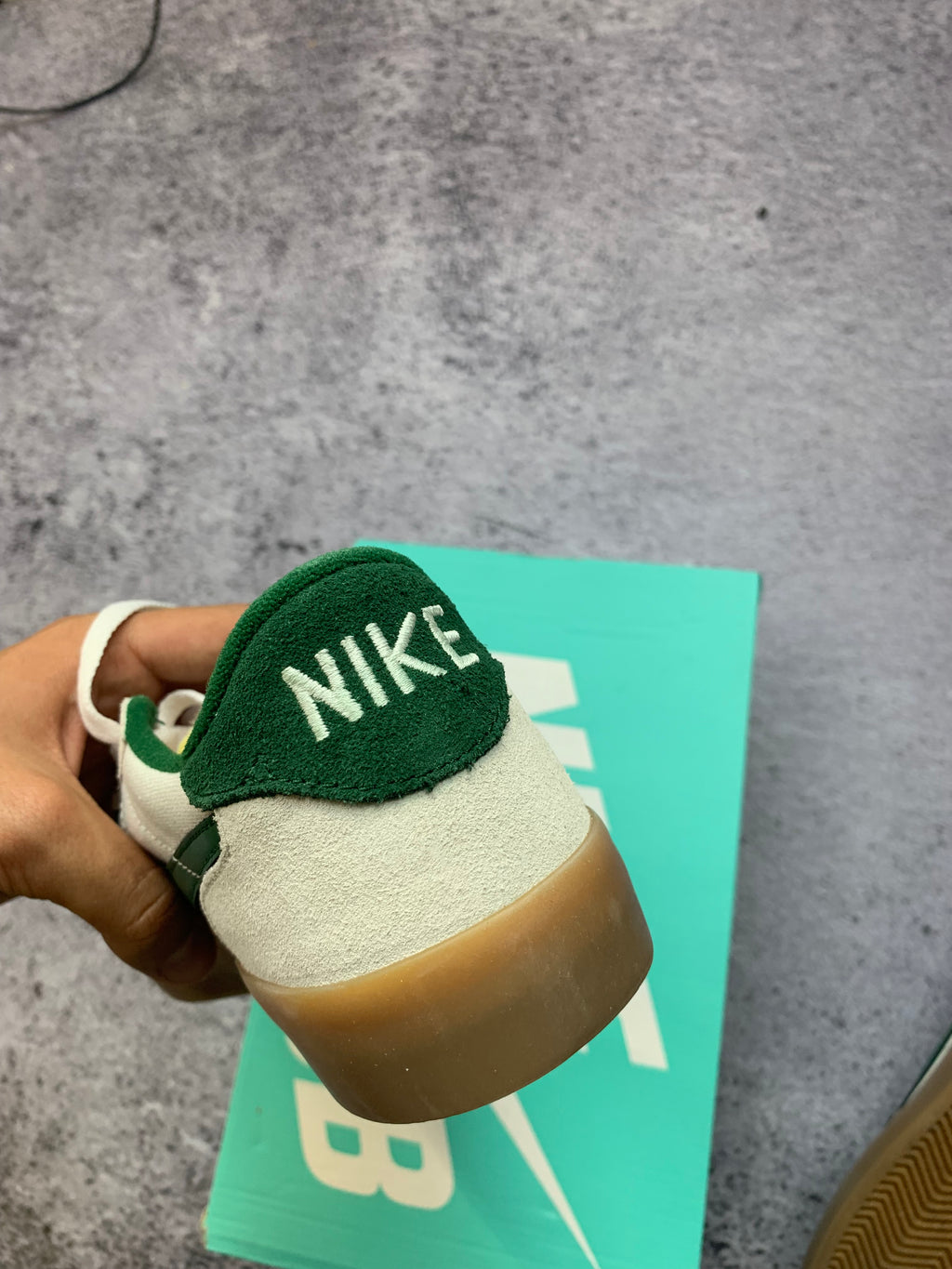 Nike SB Heritage Vulc Sail Gorge Green – sneakersy skate