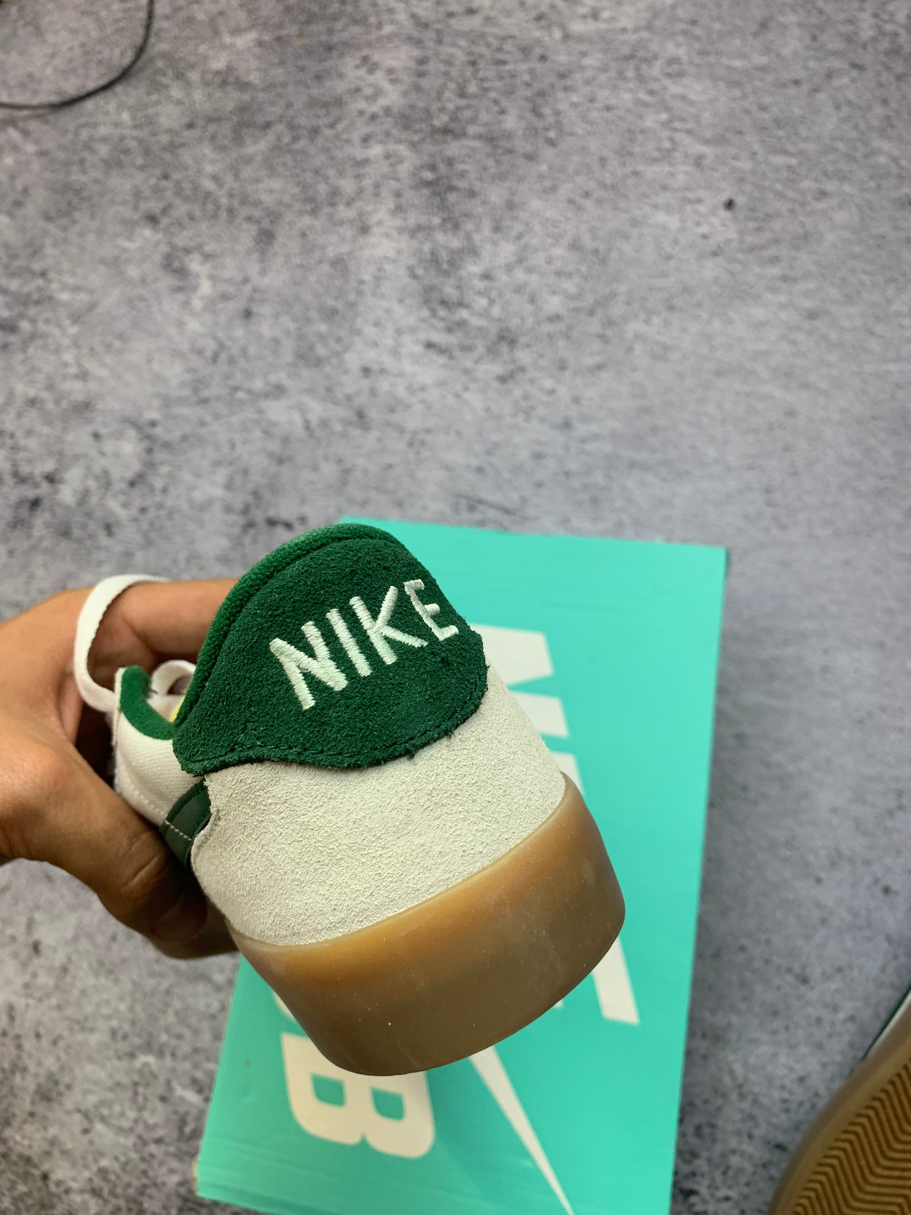 Nike SB Heritage Vulc Sail Gorge Green – sneakersy skate