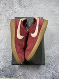 Nike suede burgundy sneakers size 41