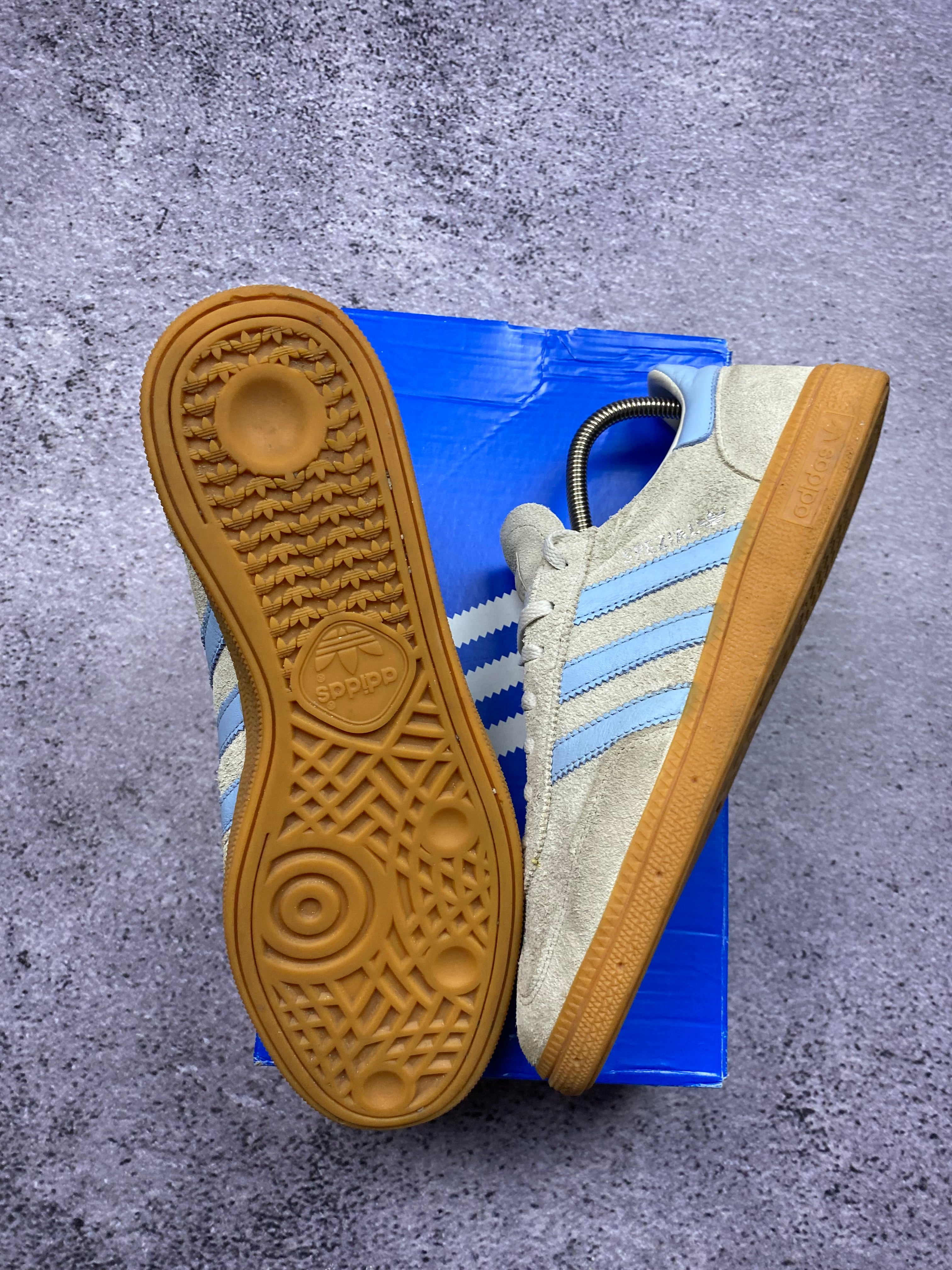 Adidas Samba OG Suede Cream Blue Gum Sneakers 44