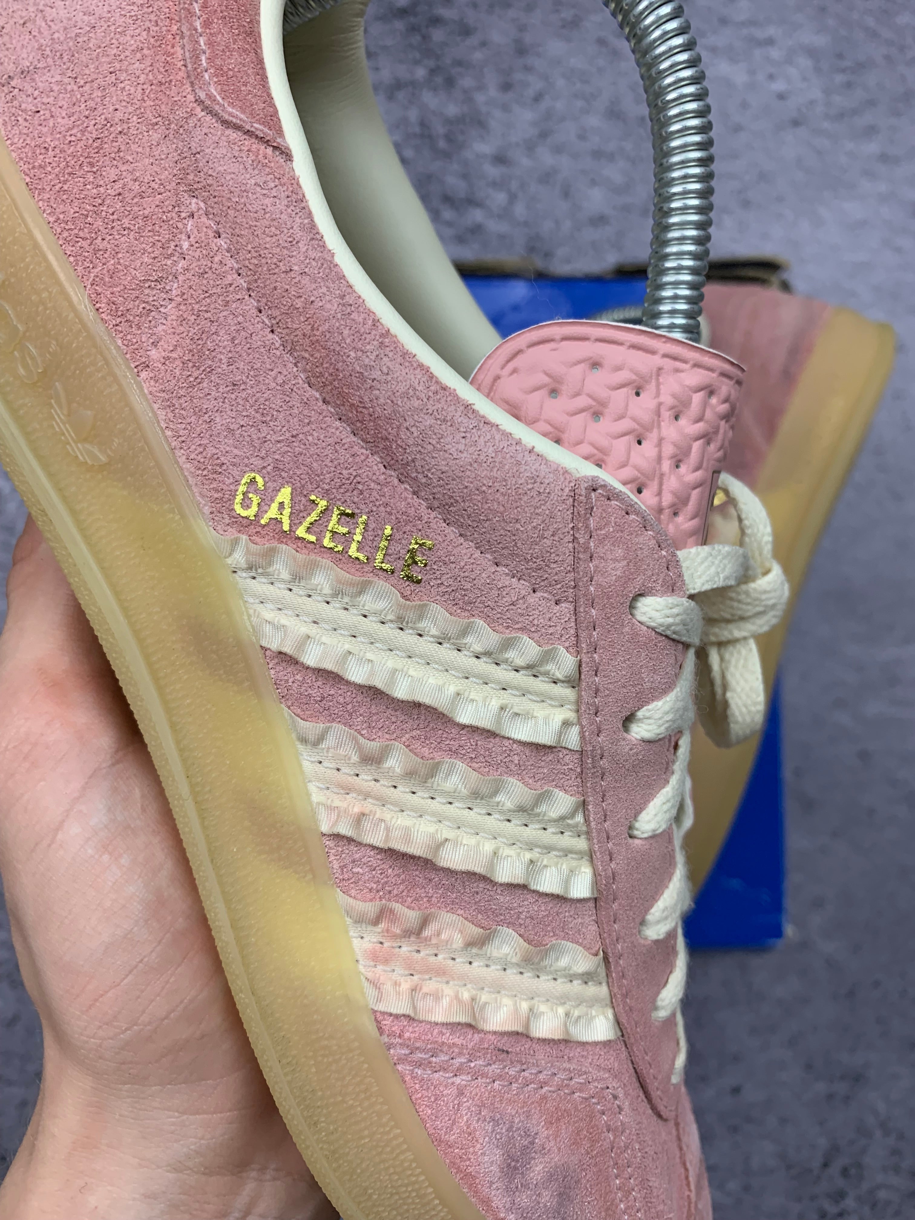 Adidas Gazelle Indoor W Różowe Zamszowe Sneakersy r. 39 1/3 Idealne + Box