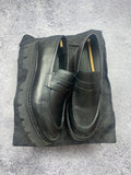 Melvin & Hamilton black leather chunky loafers 40
