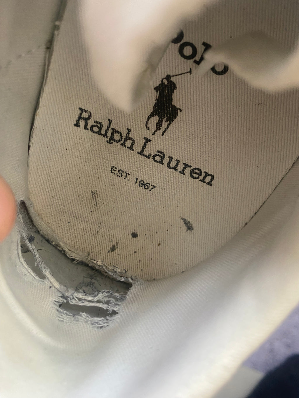 Polo Ralph Lauren Sayer Leather White Premium Leather Sneakers 41